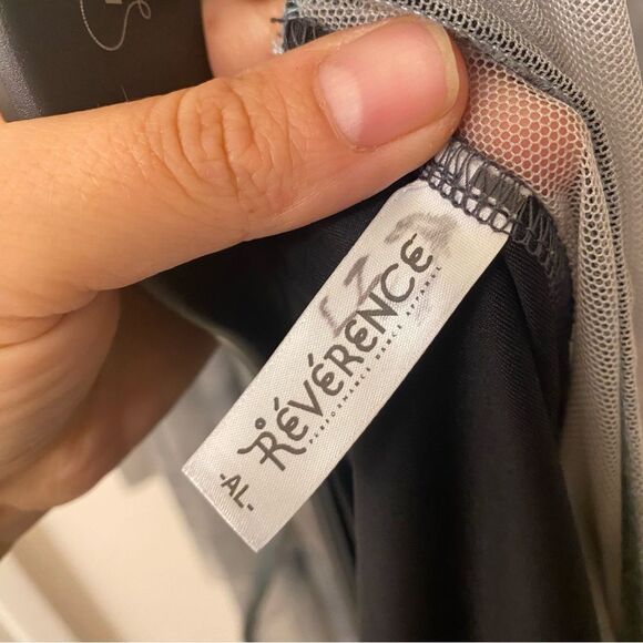 Reverence solo dance costume 2 piece leotard maxi mesh skirt LA-Large adult - Picture 10 of 12